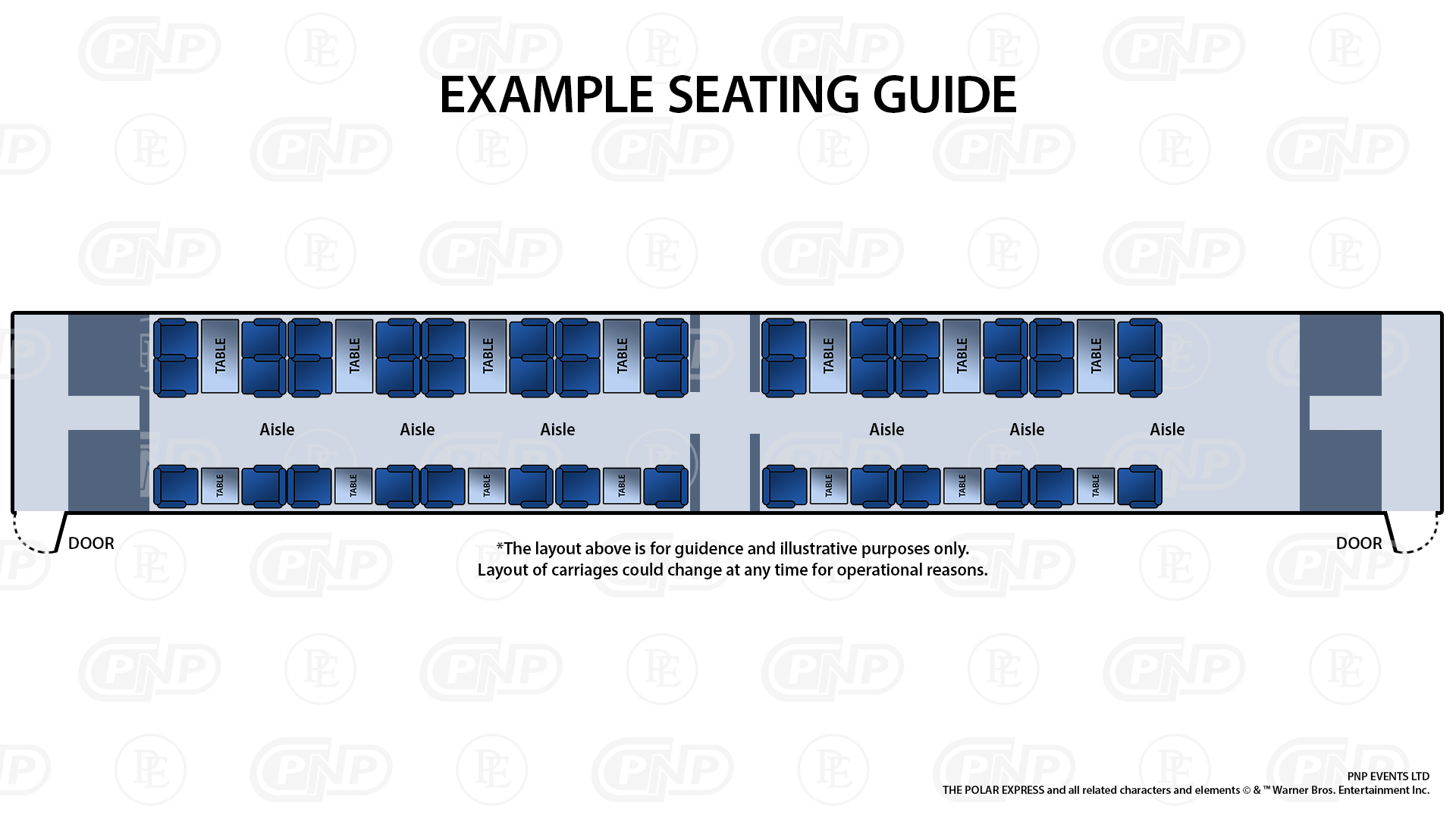 THE POLAR EXPRESS Train Ride - 42 Seats